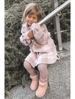 Dětské Teplé Sněhule Semišové Růžové Gooby Dětské Teplé Sněhule Semišové Růžové Gooby