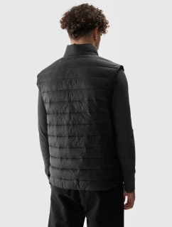 Pánská péřová vesta s recyklovanou výplní 4F - černá