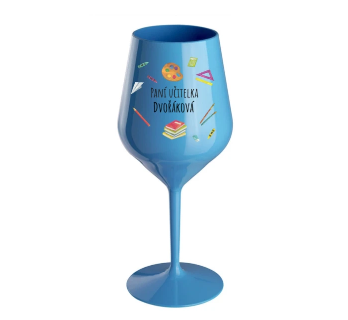 Personalizovaná nerozbitná sklenice pro paní učitelku/pana učitele (pomůcky)