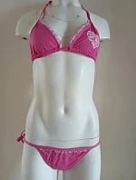 Dívčí dvoudílné plavky 504 růžové - Paloma