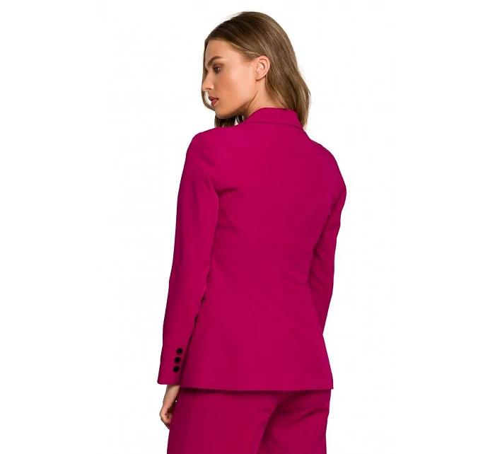 Sako s jedním knoflíkem  švestka model 22069754 - STYLOVE