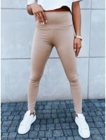 Dámské legíny LOOK ME camel FashionStreet UY1620