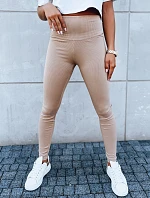Dámské legíny LOOK ME camel FashionStreet UY1620