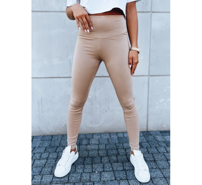 Dámské legíny LOOK ME camel FashionStreet UY1620