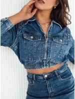 Dámská džínová bunda BLIRNA modrá FashionStreet TY4167