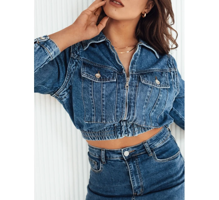 Dámská džínová bunda BLIRNA modrá FashionStreet TY4167