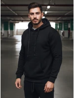 Pánská černá mikina model 21993108 - Dstreet Pánská černá mikina model 21993108 - Dstreet