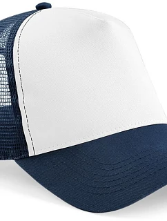 Beechfield B 640 5 panelová Trucker kšiltovka 53.0640 french navy/white