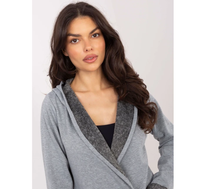 Mikina D68450M01066D3 šedá Mikina D68450M01066D3 šedá