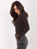 Bluzka WT BZ model 21875470 ciemny brązowy - FPrice Bluzka WT BZ model 21875470 ciemny brązowy - FPrice