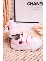 Dětské módní tenisky Big Star - světle růžové