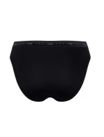 Dámské kalhotky 24/7 100 Tai 3P - BLACK - černá 0004 - SLOGGI