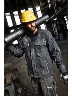 JN Pracovní softshellová bunda Solid 02.0 carbon model 22493299 - Daiber