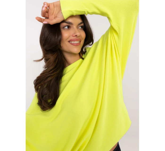 Svetr DHJ SW 8862.91 fluo žlutý Svetr DHJ SW 8862.91 fluo žlutý