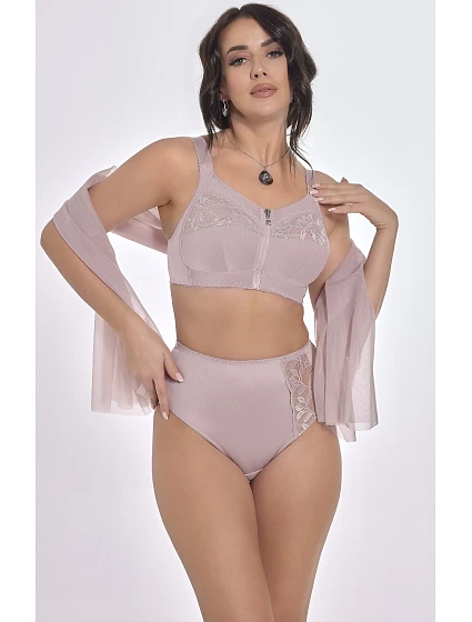 Zuza I  Pink měkká podprsenka s kosticí model 21273767 - Viki