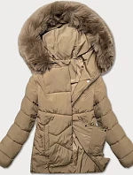 Dámská volná přechodná bunda J Style béžová (16M9181-62)