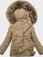 Dámská volná přechodná bunda J Style béžová (16M9181-62)