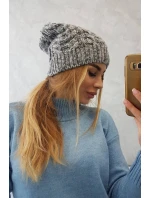 Fleecová čepice světle model 18751339 - K-Fashion Fleecová čepice světle model 18751339 - K-Fashion