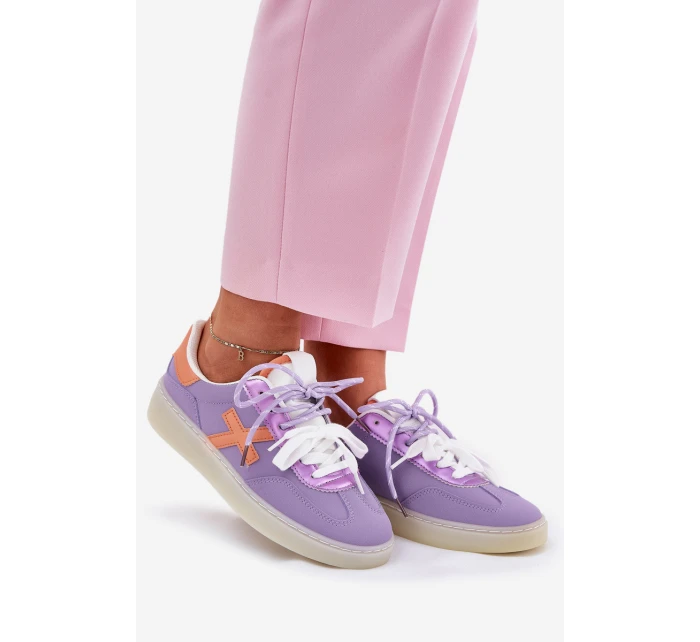 Nízké Dámské Sportovní Boty Fialové model 21685910 - Boto Nízké Dámské Sportovní Boty Fialové model 21685910 - Boto