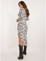 Sukienka LK SK  biało czarny model 22003971 - FPrice
