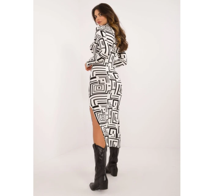 Sukienka LK SK  biało czarny model 22003971 - FPrice