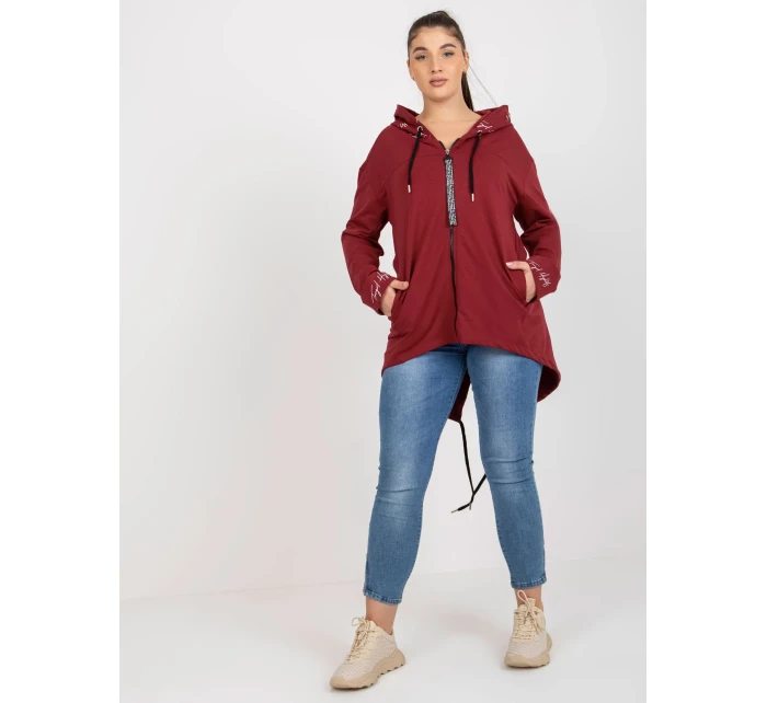 Mikina RV BL 8266.34P kaštanová