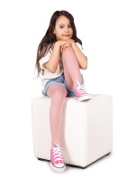 Dívčí neprůhledné punčocháče z mikrovlákna 40 Den model 17946166 Pink - Yoclub