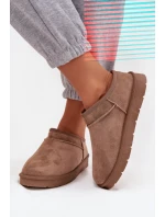 Dámské sněhule Serenne s kožešinou – hnědé Dámské sněhule Serenne s kožešinou – hnědé