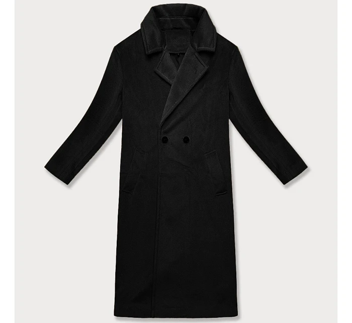 Dámský oversize kabát Černá model 22042924 - J.STYLE