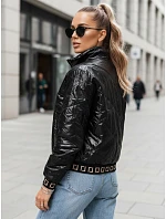 Dámská bunda bomber TY5292 černá - FashionStreet
