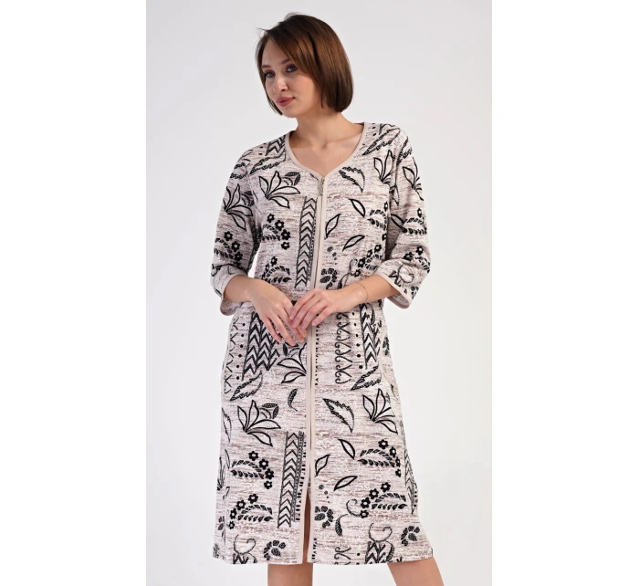 Dámské domácí šaty s tříčtvrtečním rukávem Elena Dámské domácí šaty s tříčtvrtečním rukávem Elena
