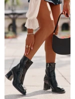 Boty na podpatku model 200613 Step in style Boty na podpatku model 200613 Step in style