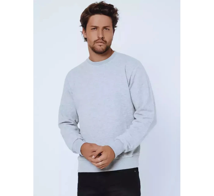 Pánská šedá mikina model 21963579 - Dstreet