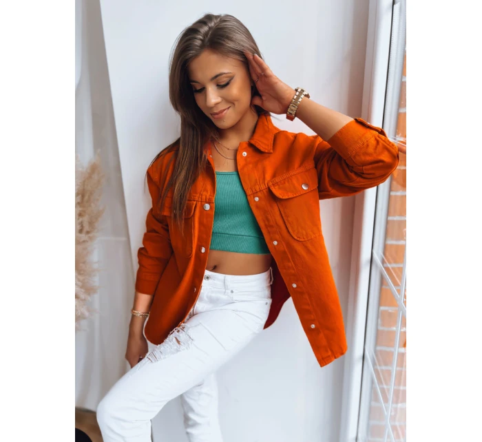 Dámská bunda ALEXANDRIA oranžová FashionStreet TY3602