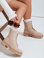 Dámské kozačky STYLOBOSS cream FashionStreet ZY0522