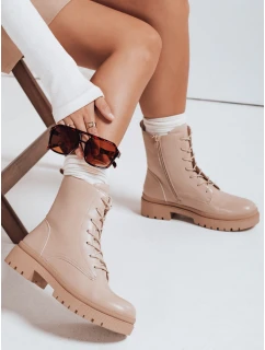 Dámské kozačky STYLOBOSS cream FashionStreet ZY0522