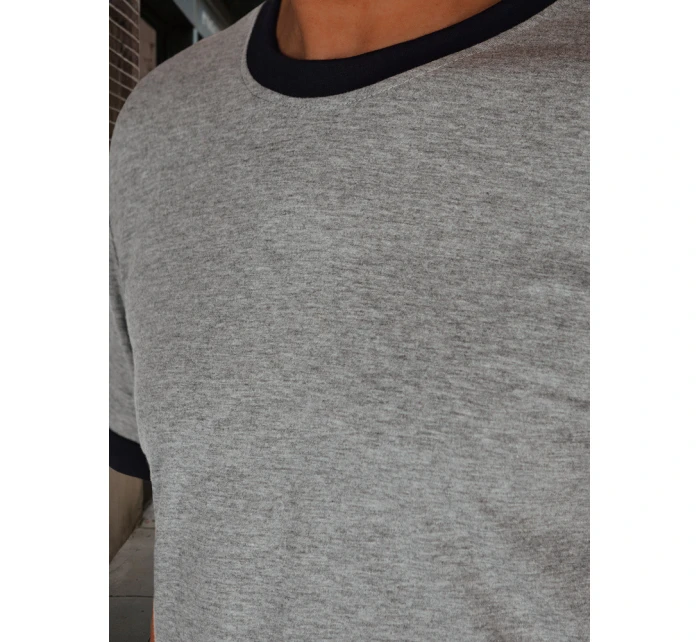 Pánské základní šedé tričko Dstreet model 21988559 - FashionStreet