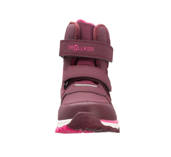 Trollkids Dětské zimní boty Hafjell pro holky/chlapce nepromokavé fialové (264-419)