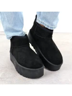 Dámské sněhule semišové černé Potocki 16322