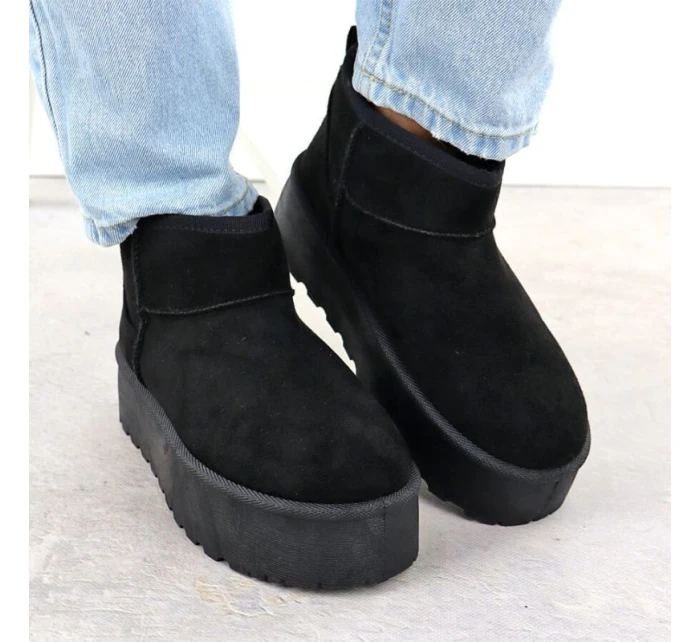 Dámské sněhule semišové černé Potocki 16322