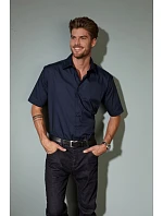 JN Popelínová business košile s krátkým rukávem 02.0 black model 22487631 - Daiber JN Popelínová business košile s krátkým rukávem 02.0 black model 22487631 - Daiber