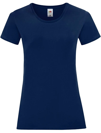 Fruit of the Loom Lady-Fit Iconic 150 T Dámské tričko 16.1432 navy Fruit of the Loom Lady-Fit Iconic 150 T Dámské tričko 16.1432 navy