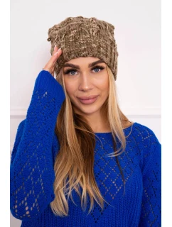 Fleecová čepice khaki model 18750849 - K-Fashion