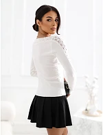 Sweter CS SW model 22559210 ecru - FPrice Sweter CS SW model 22559210 ecru - FPrice