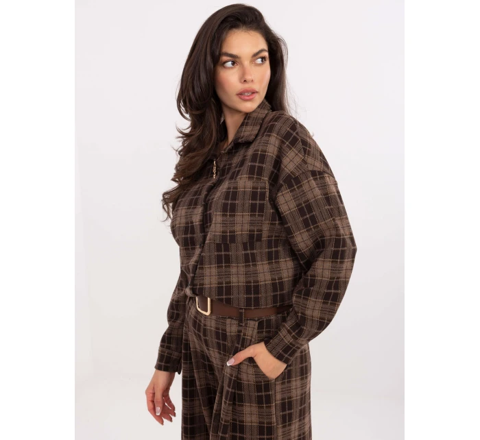 Koszula IT KS model 21465919 brązowy - FPrice