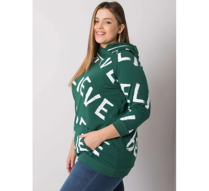 Mikina RV BL 7034.77P tmavě zelená