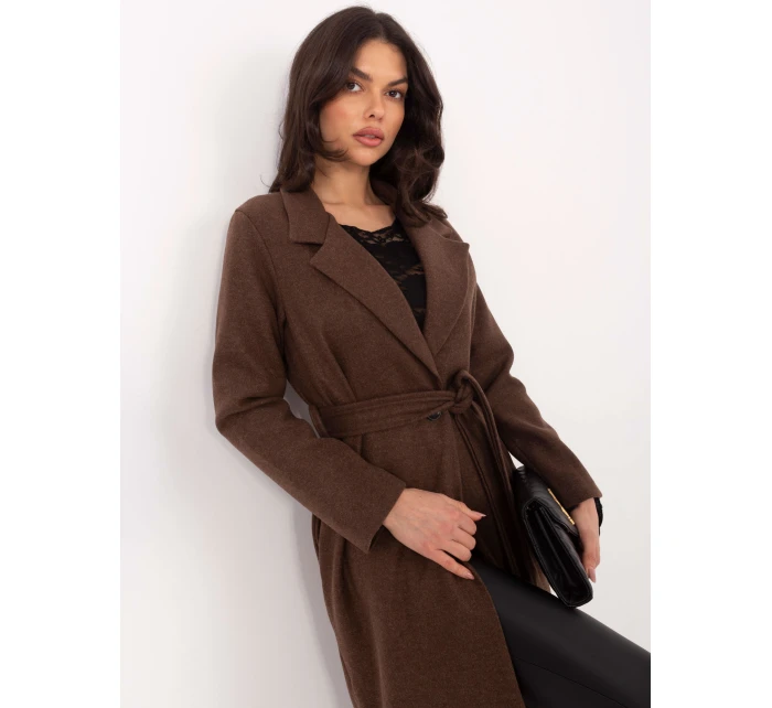 Kabát TW EN BI 5312A.85 hnědý