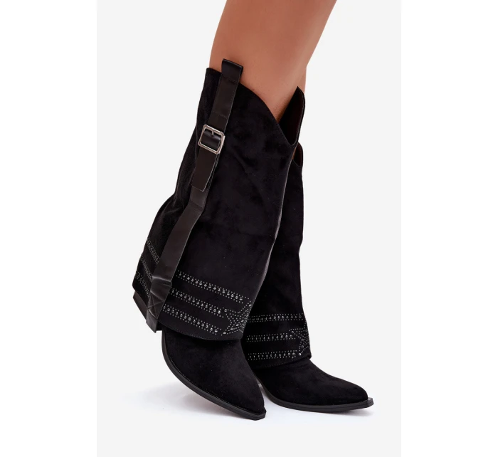 Kovbojské kozačky Camilora – černé