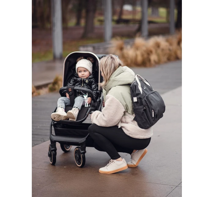 Dámský batoh na kočárek Engelis Vuch Vela Black