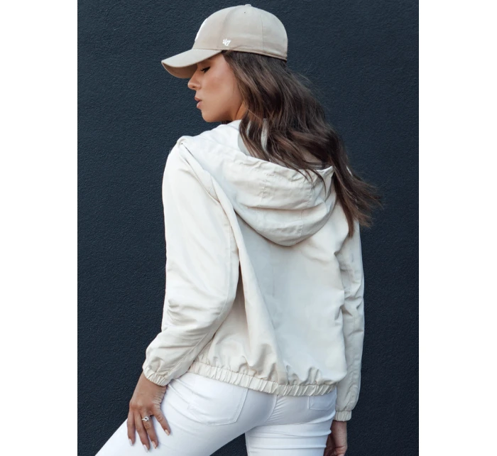 Dámská přechodná bunda s kapucí BELIJ béžová FashionStreet TY4471 Dámská přechodná bunda s kapucí BELIJ béžová FashionStreet TY4471